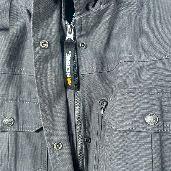 Berne Women’s Heavy Duty Coat Dark Grey Size Extra Large - Picture 7 of 9